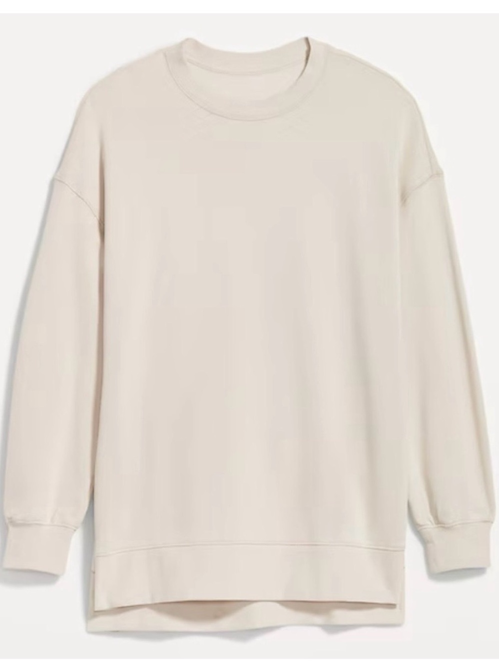 Old Navywomen  Light Cream Crewneck tunic